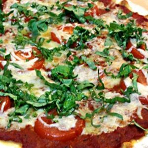 Green Chutney Margherita Pizza